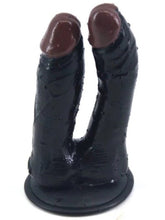 Double Dildo With Suction Cap - - Butt Plugs